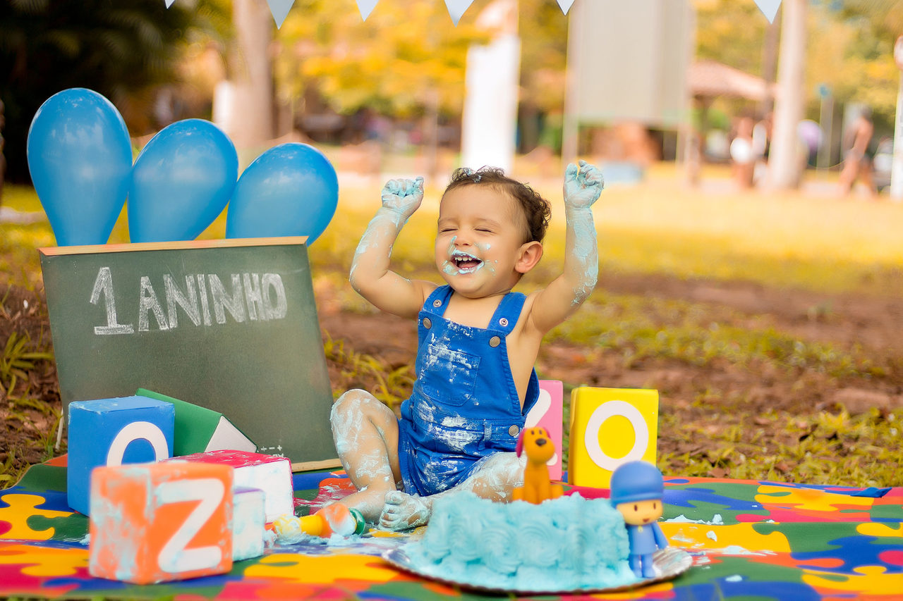 Lorenzo - Ensaio Smash Cake - Praia Grande - SP Lorenzo - Ensaio Smash Cake - Praia Grande - SP