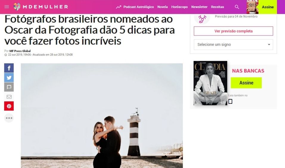 Foto Revista M de Mulher - Dicas para fotos incríveis Foto Revista M de Mulher - Dicas para fotos incríveis - Imagem 0
